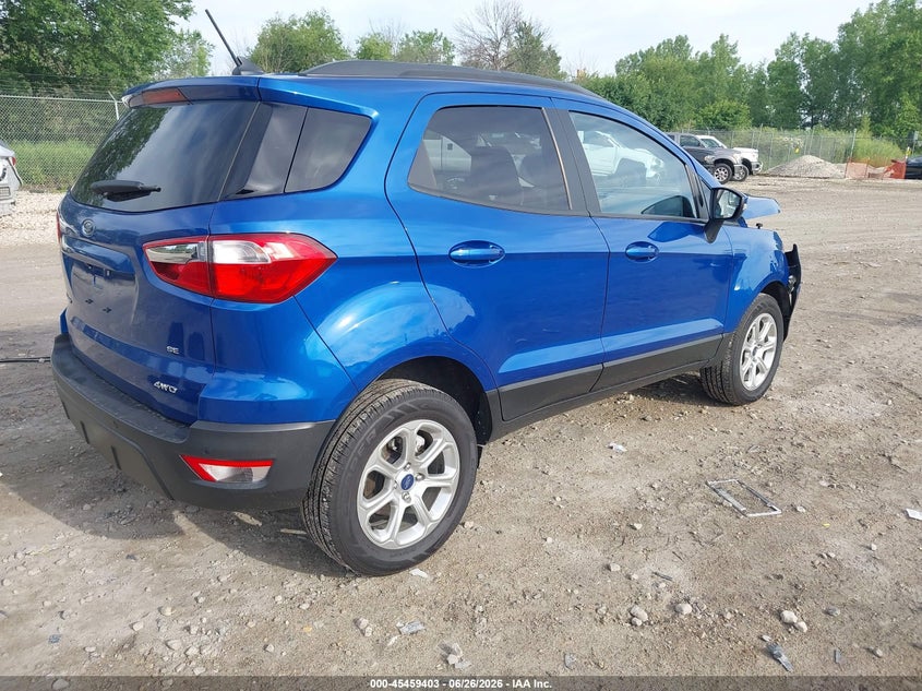 2018 Ford Ecosport VIN MAJ6P1UL2JC186193 IAAI salvage auction — FRONT END, Junk Bill Of Sale Mv2459 (Wisconsin), sold $900 on 2026-07-24 (photo 4)
