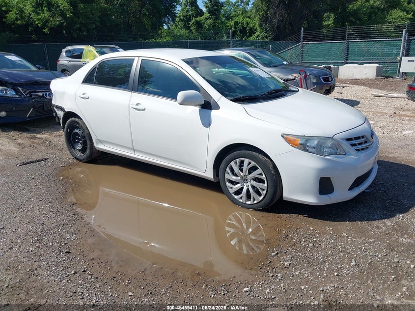 2013 Toyota Corolla VIN 2T1BU4EE4DC934764 IAAI salvage auction — RIGHT REAR, Salvage - Greater Than 75% (Maryland), sold $2,650 on 2026-07-18 (photo 1)