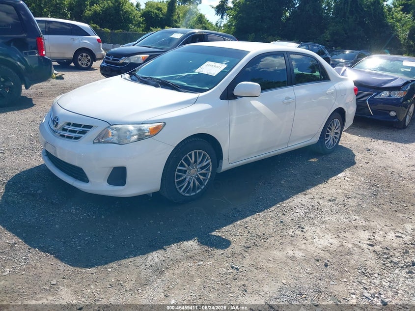 2013 Toyota Corolla VIN 2T1BU4EE4DC934764 IAAI salvage auction — RIGHT REAR, Salvage - Greater Than 75% (Maryland), sold $2,650 on 2026-07-18 (photo 2)