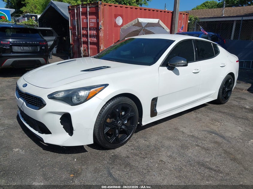 2021 Kia Stinger VIN KNAE15LA8M6097906 IAAI salvage auction — FRONT END, Clear (Florida), sold $4,050 on 2026-07-28 (photo 2)