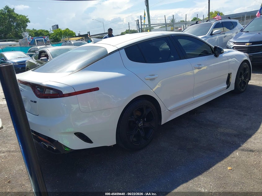 2021 Kia Stinger VIN KNAE15LA8M6097906 IAAI salvage auction — FRONT END, Clear (Florida), sold $4,050 on 2026-07-28 (photo 4)