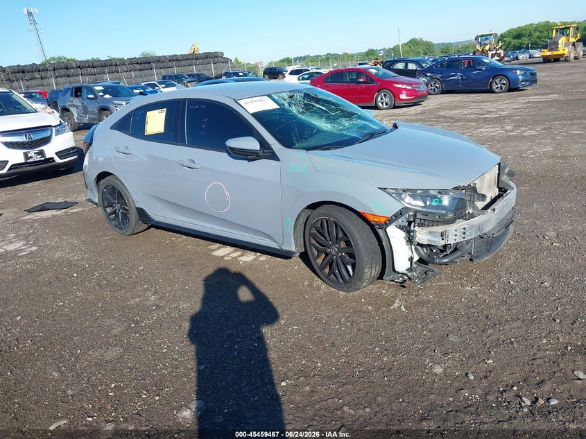 2021 Honda Civic VIN SHHFK7H44MU404820 IAAI salvage auction — FRONT END, Salvage Title, sold $4,850 on 2026-07-24 (photo 1)