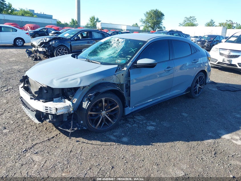 2021 Honda Civic VIN SHHFK7H44MU404820 IAAI salvage auction — FRONT END, Salvage Title, sold $4,850 on 2026-07-24 (photo 2)