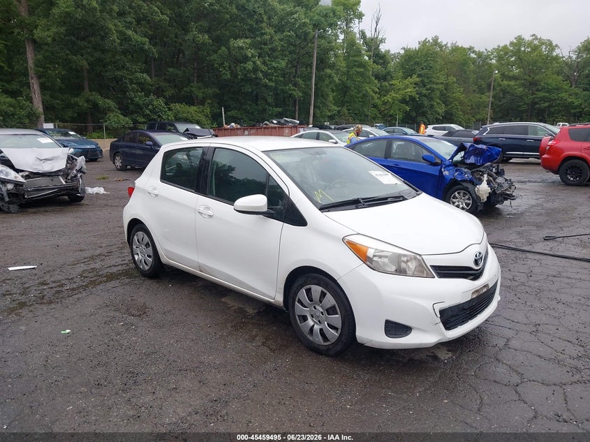 2014 Toyota Yaris VIN VNKKTUD33EA009036 IAAI salvage auction — LEFT SIDE, Salvage - Greater Than 75% (Maryland), sold $2,200 on 2026-07-15 (photo 1)