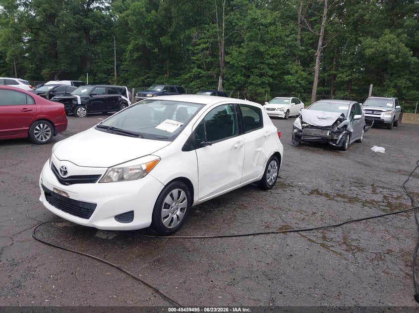 2014 Toyota Yaris VIN VNKKTUD33EA009036 IAAI salvage auction — LEFT SIDE, Salvage - Greater Than 75% (Maryland), sold $2,200 on 2026-07-15 (photo 2)