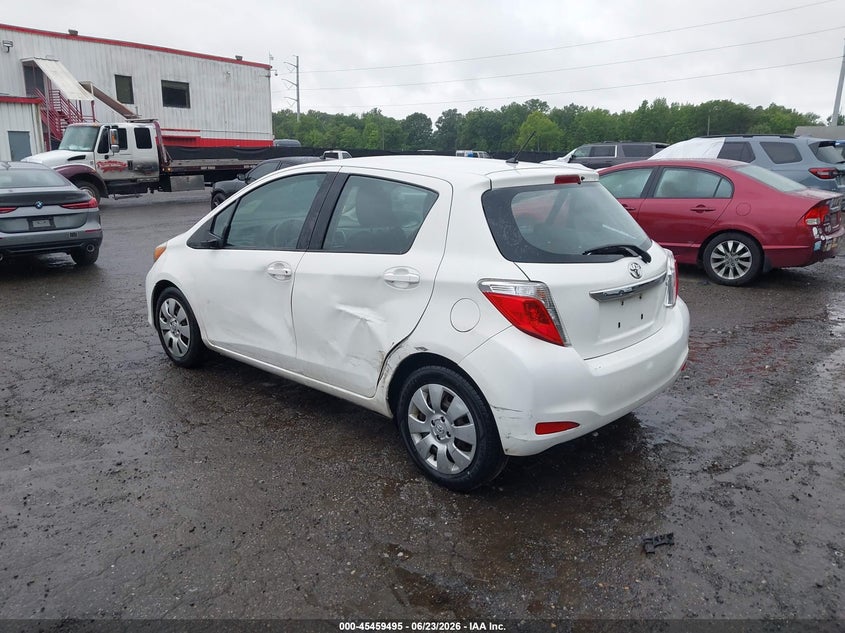2014 Toyota Yaris VIN VNKKTUD33EA009036 IAAI salvage auction — LEFT SIDE, Salvage - Greater Than 75% (Maryland), sold $2,200 on 2026-07-15 (photo 3)