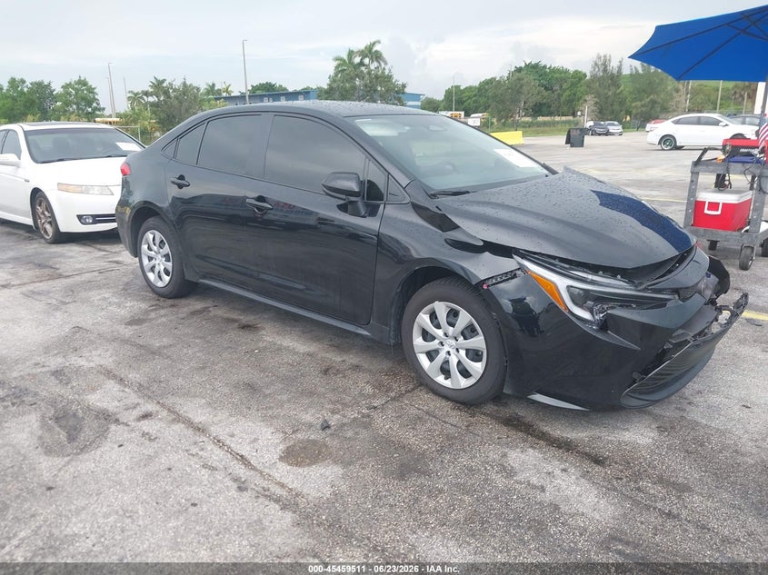 2026 Toyota Corolla VIN JTDBCMFEXT3142580 IAAI salvage auction — LEFT FRONT, Salvage Title, sold $4,550 on 2026-07-30 (photo 1)