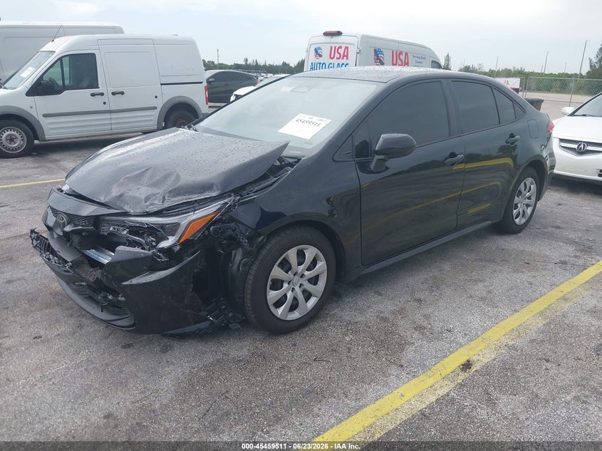 2026 Toyota Corolla VIN JTDBCMFEXT3142580 IAAI salvage auction — LEFT FRONT, Salvage Title, sold $4,550 on 2026-07-30 (photo 2)