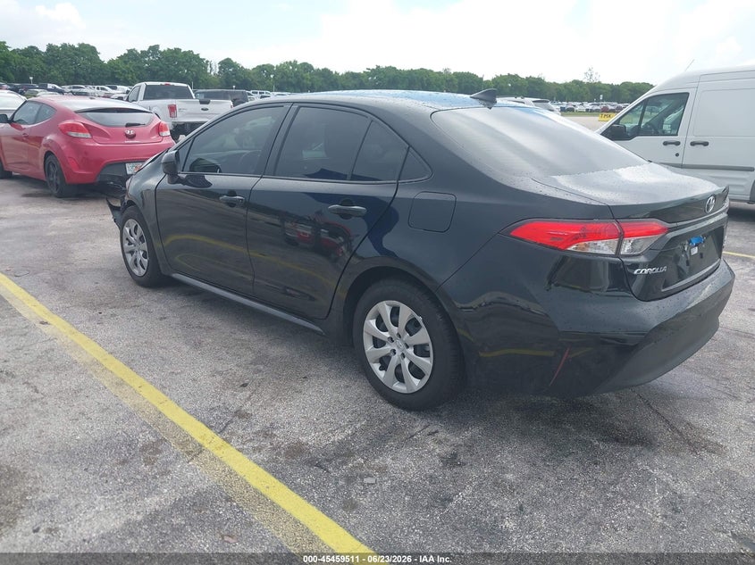 2026 Toyota Corolla VIN JTDBCMFEXT3142580 IAAI salvage auction — LEFT FRONT, Salvage Title, sold $4,550 on 2026-07-30 (photo 3)