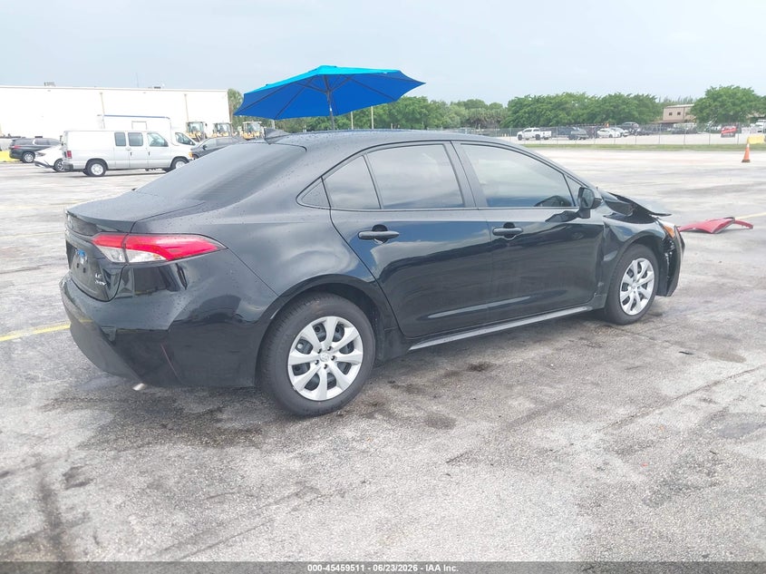 2026 Toyota Corolla VIN JTDBCMFEXT3142580 IAAI salvage auction — LEFT FRONT, Salvage Title, sold $4,550 on 2026-07-30 (photo 4)