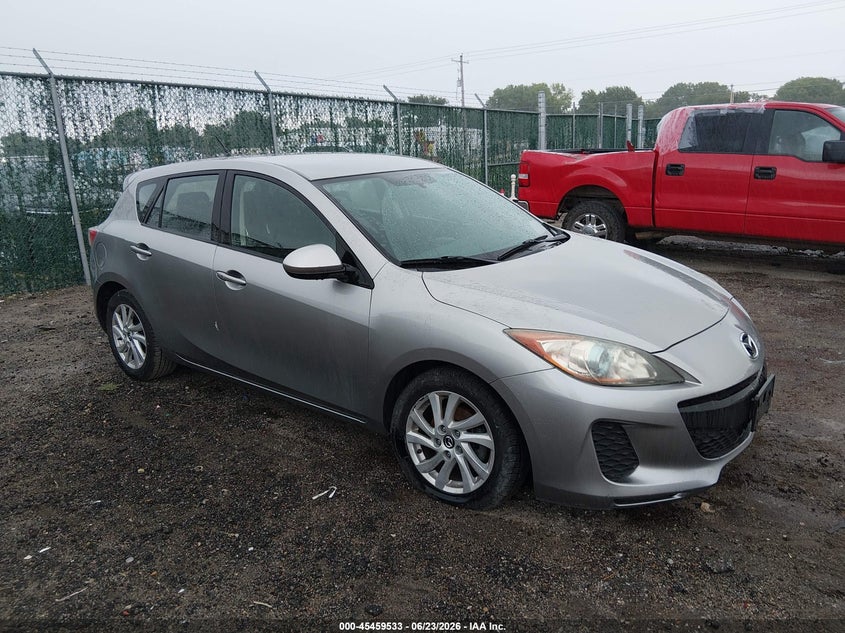 2013 Mazda 3 VIN JM1BL1L79D1783141 IAAI salvage auction — LEFT SIDE, Salvage (Kansas), sold $25 on 2026-07-24 (photo 1)