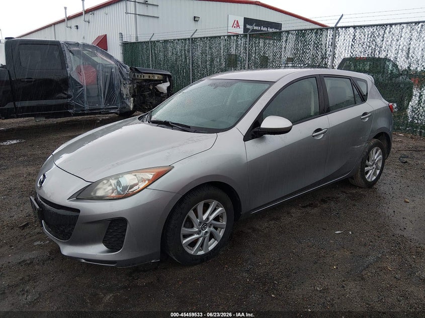 2013 Mazda 3 VIN JM1BL1L79D1783141 IAAI salvage auction — LEFT SIDE, Salvage (Kansas), sold $25 on 2026-07-24 (photo 2)