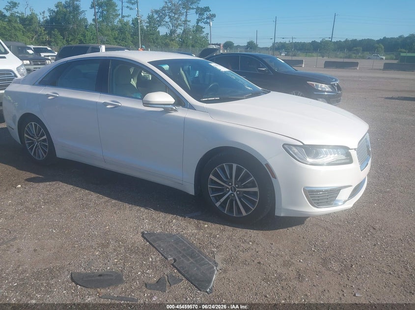 2020 Lincoln Mkz VIN 3LN6L5A92LR622059 IAAI salvage auction — LEFT SIDE, Rebuildable (Florida), sold $7,500 on 2026-07-14 (photo 1)