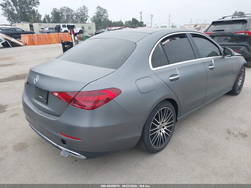 2022 Mercedes-benz C-klasse VIN W1KAF4GB9NR016790 IAAI salvage auction — RIGHT FRONT, Salvage Title, sold $14,100 on 2026-07-22 (photo 4)
