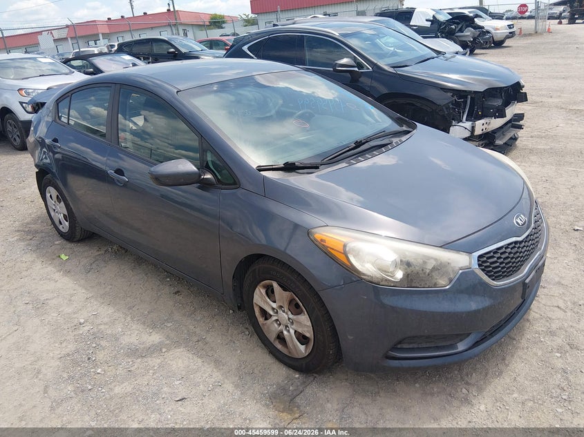 2016 Kia Forte VIN KNAFK4A6XG5571133 IAAI salvage auction — REAR END, Clear (Tennessee), sold $850 on 2026-07-30 (photo 1)