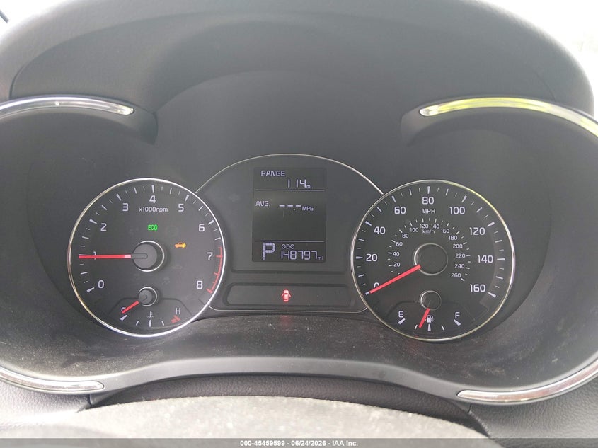 2016 Kia Forte VIN KNAFK4A6XG5571133 IAAI salvage auction — REAR END, Clear (Tennessee), sold $850 on 2026-07-30 (photo 7)
