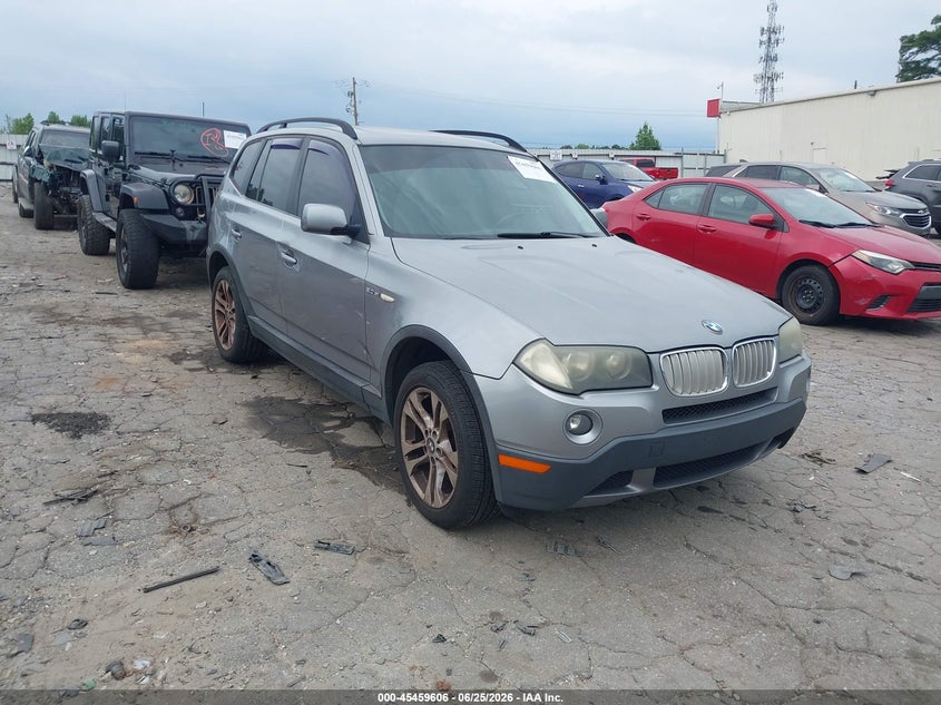 2007 BMW X3 VIN WBXPC93487WF09324 IAAI salvage auction — REAR END, Salvage (Georgia), sold $200 on 2026-07-29 (photo 1)