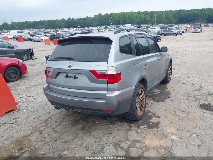 2007 BMW X3 VIN WBXPC93487WF09324 IAAI salvage auction — REAR END, Salvage (Georgia), sold $200 on 2026-07-29 (photo 4)