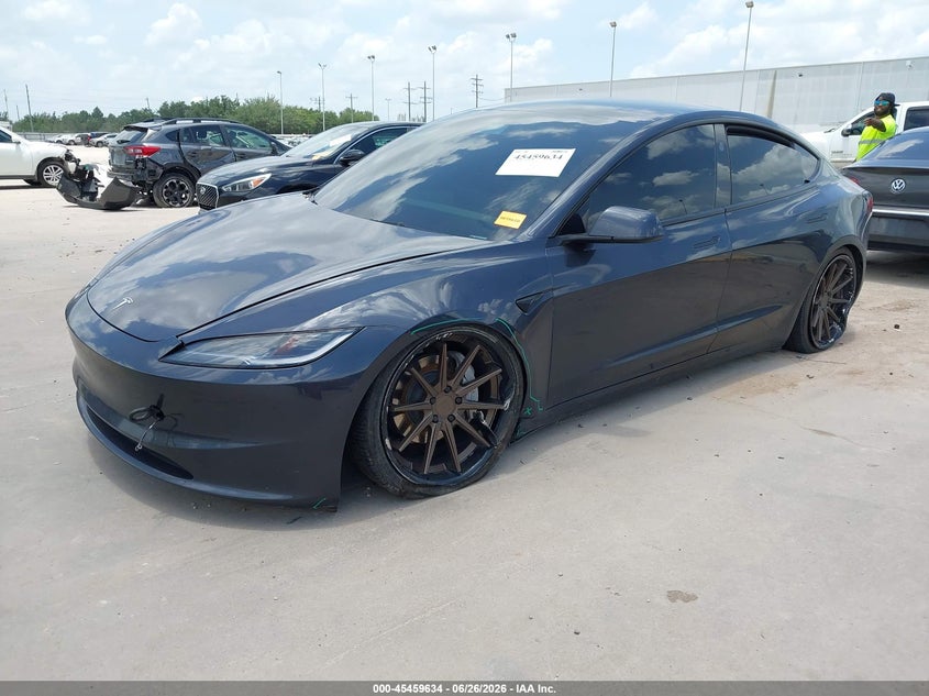2024 Tesla Model 3 VIN 5YJ3E1EB7RF808245 IAAI salvage auction — UNDERCARRIAGE, Wait Title, sold $16,050 on 2026-09-03 (photo 2)