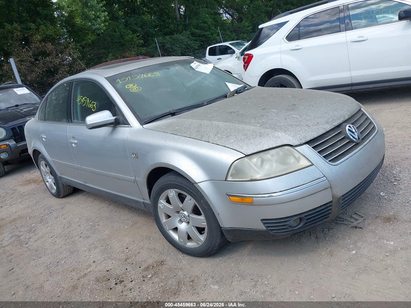 2003 Volkswagen Passat VIN WVWRH63B73P206234 IAAI salvage auction — NORMAL WEAR, Clear (Indiana), sold $425 on 2026-07-15 (photo 1)