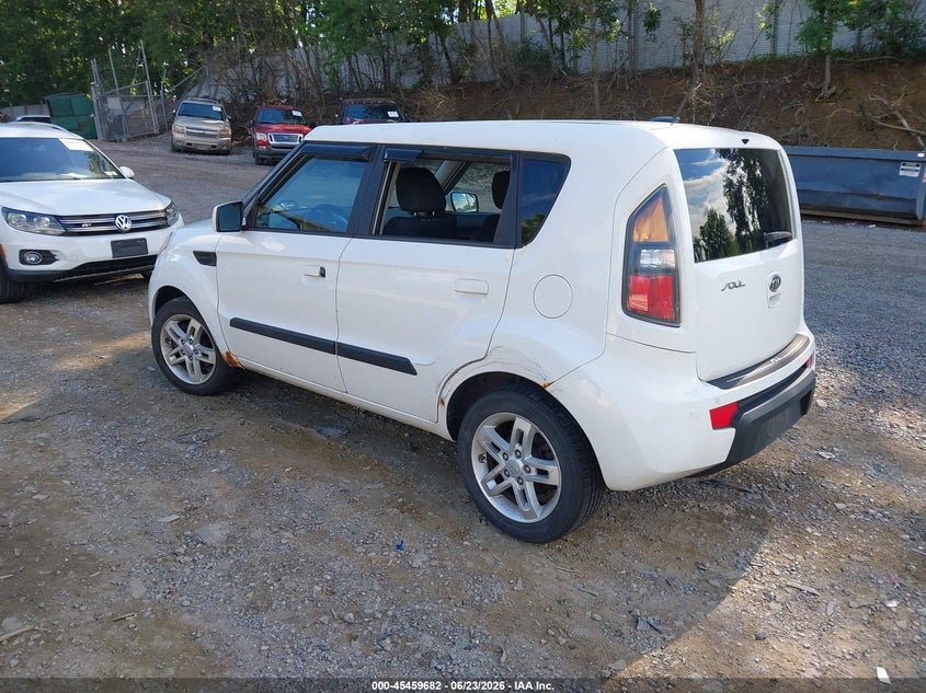 2010 Kia Soul VIN KNDJT2A25A7179426 IAAI salvage auction — NORMAL WEAR, Clear (Pennsylvania), sold $350 on 2026-07-28 (photo 3)