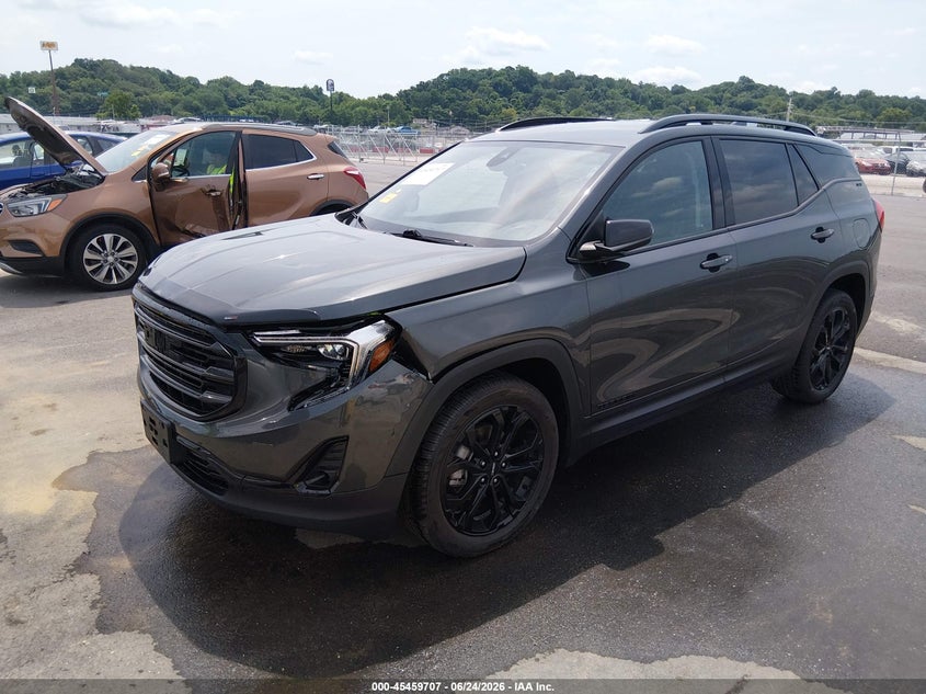 2021 Gmc Terrain VIN 3GKALPEV1ML352901 IAAI salvage auction — LEFT FRONT, Salvage Title, sold $3,800 on 2026-07-28 (photo 2)