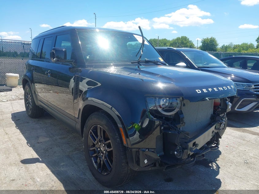 2025 Land rover Defender VIN SALEJ7EX0S2357096 IAAI salvage auction — FRONT END, Salvage (Ohio), sold $35,100 on 2026-07-13 (photo 1)