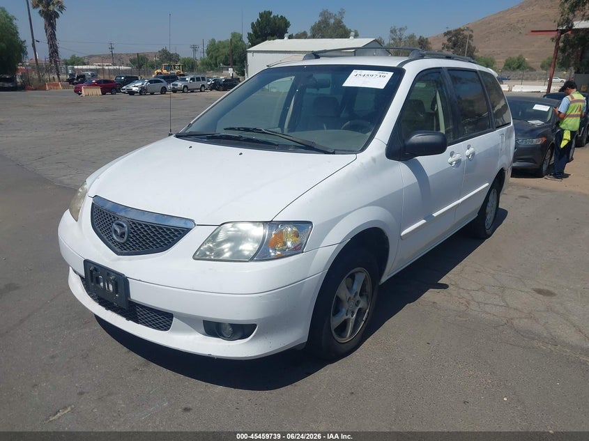 2002 Mazda Mpv VIN JM3LW28J120316991 IAAI salvage auction — NORMAL WEAR, Clear - Dealer Only (California), sold $700 on 2026-07-07 (photo 2)
