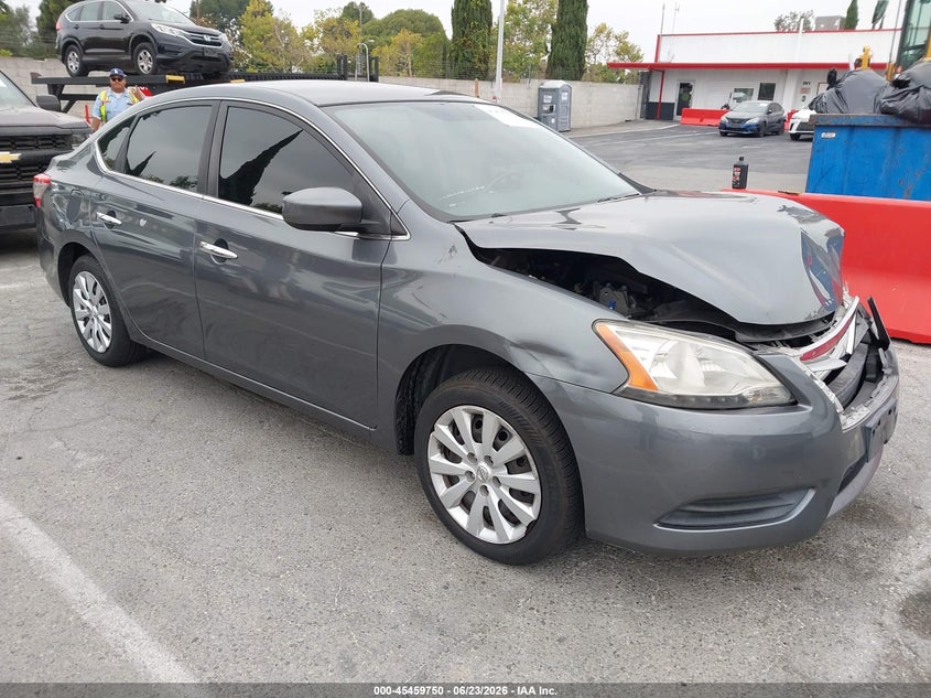 2015 Nissan Sentra VIN 3N1AB7AP0FL691709 IAAI salvage auction — FRONT END, Salvage (California), sold $750 on 2026-07-09 (photo 1)