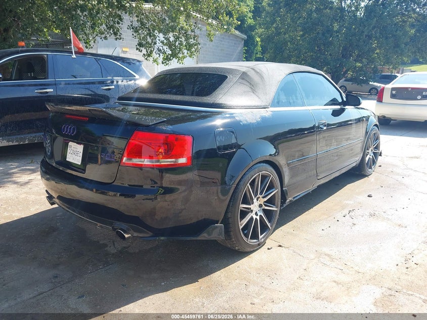 2008 Audi A4 VIN WAUDF48H68K008571 IAAI salvage auction — NORMAL WEAR, Clear (Tennessee), sold $650 on 2026-07-15 (photo 4)