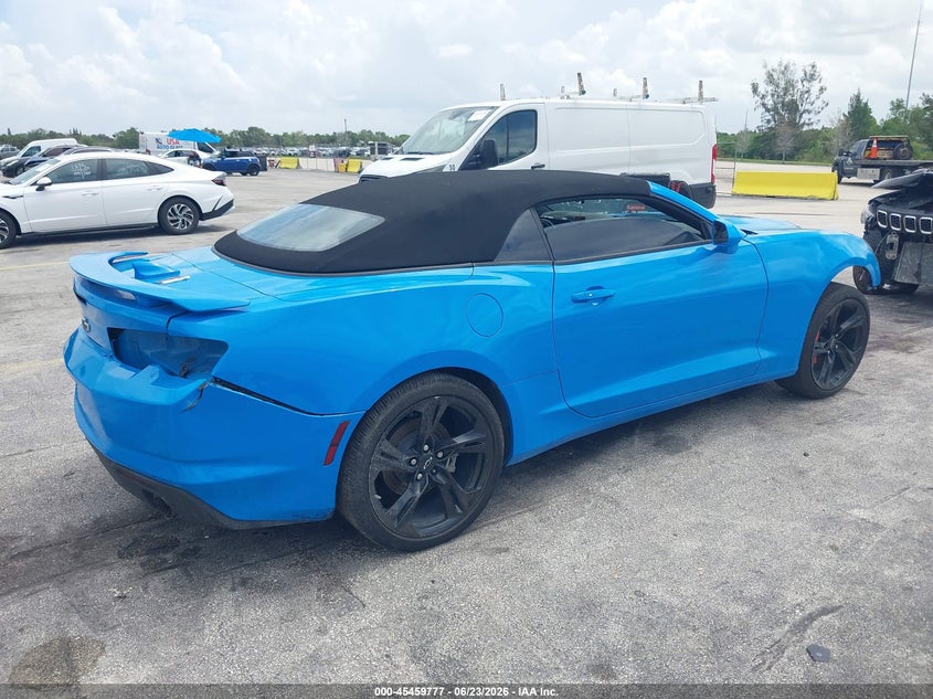 2023 Chevrolet Camaro VIN 1G1FF3D73P0141441 IAAI salvage auction — FRONT END, Clear (Florida), sold $3,900 on 2026-07-09 (photo 4)