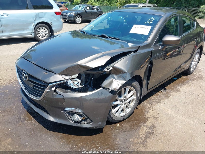 2014 Mazda 3 VIN JM1BM1V7XE1201589 IAAI salvage auction — FRONT END, Salvage - Greater Than 75% (Maryland), sold $800 on 2026-07-09 (photo 6)