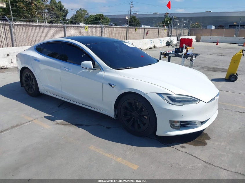 2016 Tesla Model s VIN 5YJSA1E24GF175675 IAAI salvage auction — SIDE, Salvage (California), sold $3,750 on 2026-08-02 (photo 1)