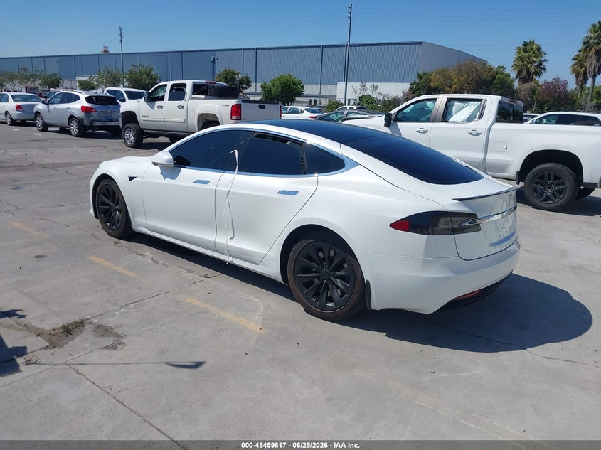 2016 Tesla Model s VIN 5YJSA1E24GF175675 IAAI salvage auction — SIDE, Salvage (California), sold $3,750 on 2026-08-02 (photo 3)