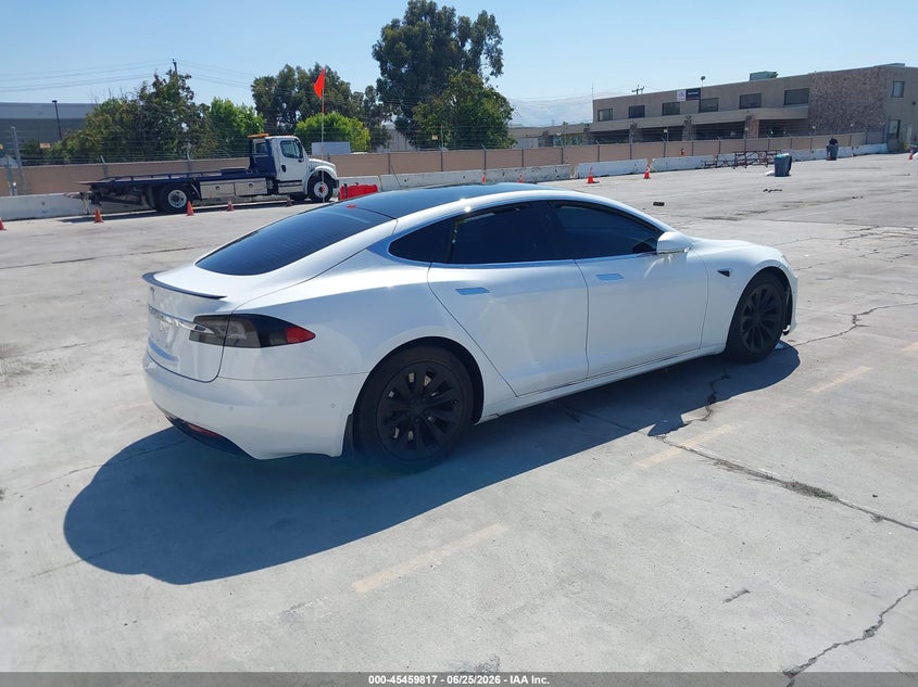 2016 Tesla Model s VIN 5YJSA1E24GF175675 IAAI salvage auction — SIDE, Salvage (California), sold $3,750 on 2026-08-02 (photo 4)