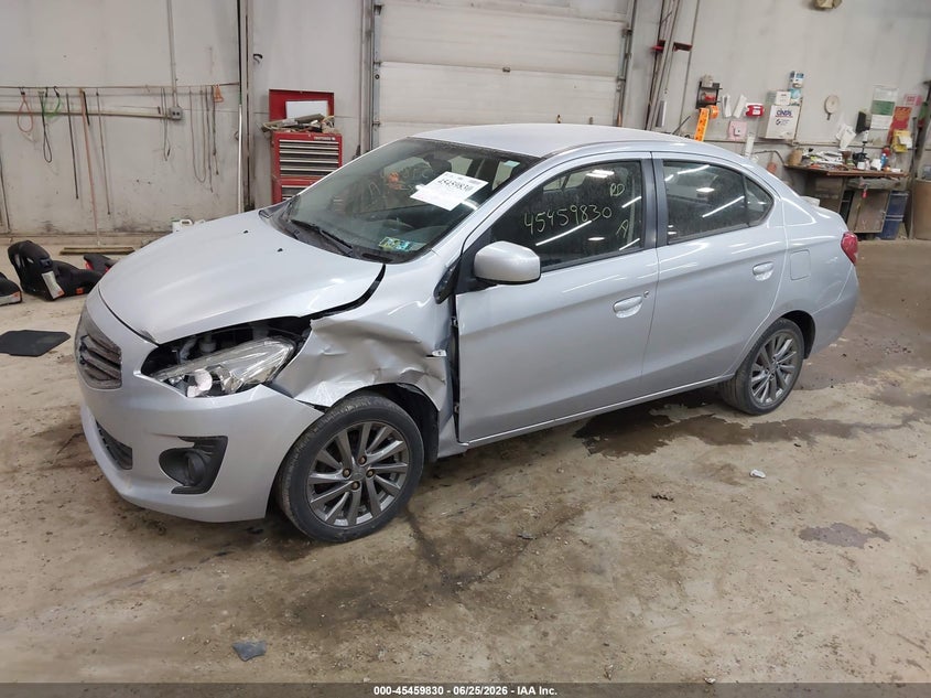 2018 Mitsubishi Mirage VIN ML32F3FJ3JHF02261 IAAI salvage auction — LEFT FRONT, Salvage Title, sold $1,400 on 2026-07-23 (photo 2)