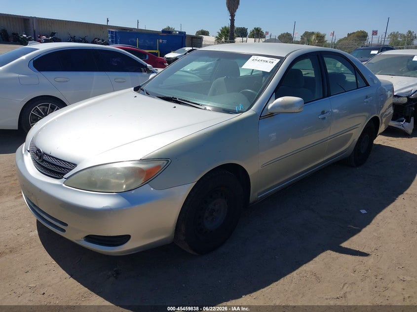 2003 Toyota Camry VIN JTDBE32KX30228442 IAAI salvage auction — UNKNOWN, Clear - Dealer Only (California), sold $525 on 2026-07-08 (photo 2)
