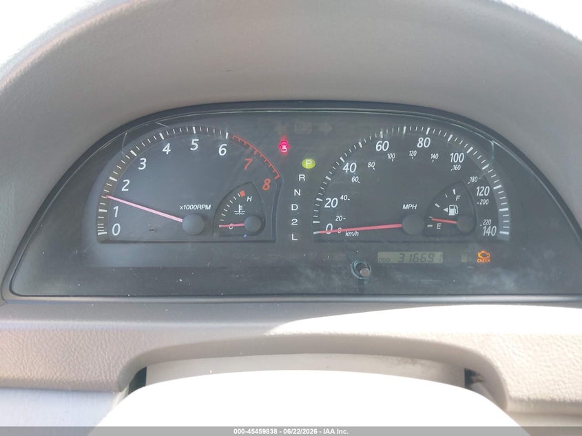 2003 Toyota Camry VIN JTDBE32KX30228442 IAAI salvage auction — UNKNOWN, Clear - Dealer Only (California), sold $525 on 2026-07-08 (photo 7)