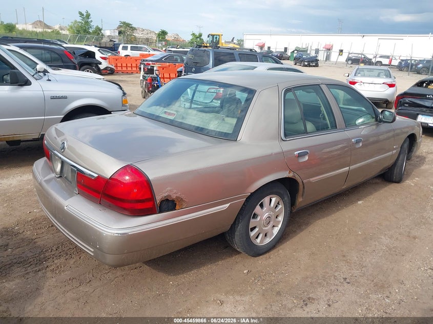 2003 Mercury Grand marquis VIN 2MEFM75W33X682087 IAAI salvage auction — NORMAL WEAR, Clear (Illinois), sold $425 on 2026-07-22 (photo 4)