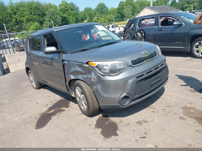 2016 Kia Soul VIN KNDJN2A28G7253134 IAAI salvage auction — RIGHT FRONT, Salvage (Connecticut), sold $350 on 2026-07-23 (photo 1)