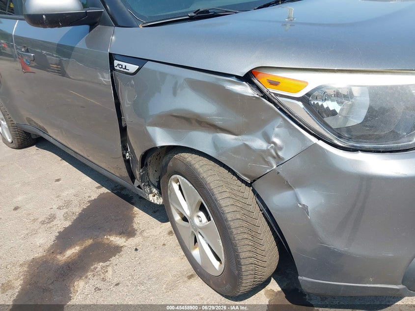 2016 Kia Soul VIN KNDJN2A28G7253134 IAAI salvage auction — RIGHT FRONT, Salvage (Connecticut), sold $350 on 2026-07-23 (photo 6)