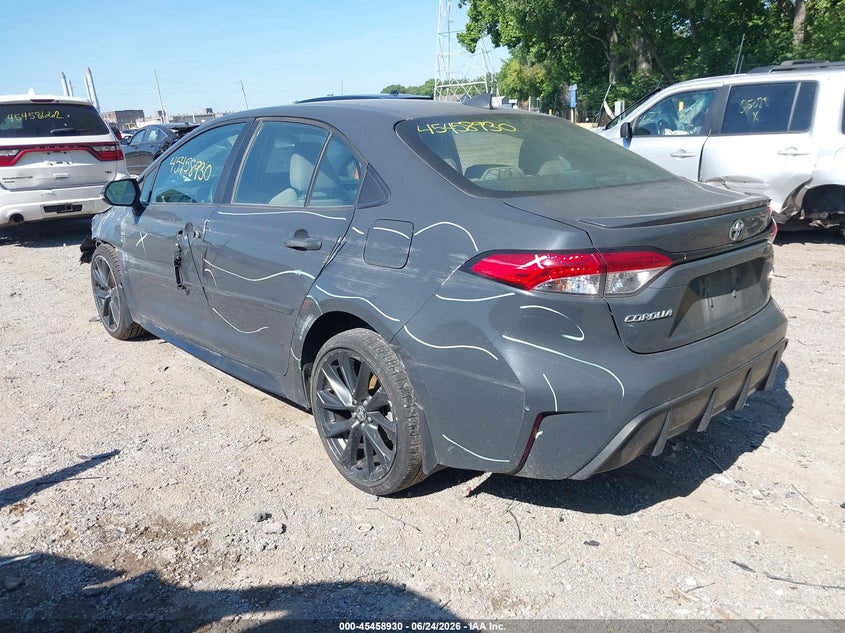 2023 Toyota Corolla VIN 5YFS4MCE6PP158855 IAAI salvage auction — LEFT FRONT, Salvage (Indiana), sold $25 on 2026-07-29 (photo 3)