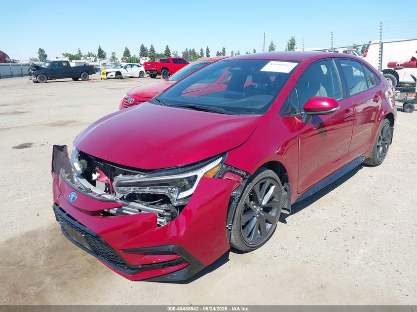 2025 Toyota Corolla VIN JTDBCMFE3S3070992 IAAI salvage auction — FRONT END, Salvage Title, sold $6,200 on 2026-07-17 (photo 2)