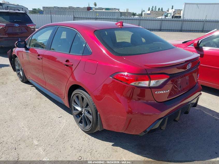 2025 Toyota Corolla VIN JTDBCMFE3S3070992 IAAI salvage auction — FRONT END, Salvage Title, sold $6,200 on 2026-07-17 (photo 3)