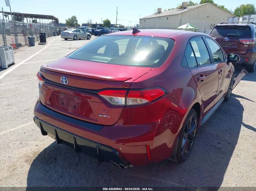 2025 Toyota Corolla VIN JTDBCMFE3S3070992 IAAI salvage auction — FRONT END, Salvage Title, sold $6,200 on 2026-07-17 (photo 4)