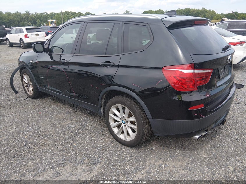 2013 BMW X3 VIN 5UXWX9C58D0A27083 IAAI salvage auction — FRONT END, Salvage Title, sold $1,600 on 2026-07-30 (photo 3)