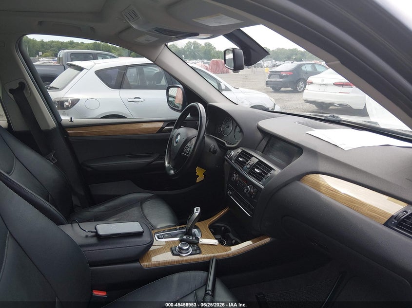 2013 BMW X3 VIN 5UXWX9C58D0A27083 IAAI salvage auction — FRONT END, Salvage Title, sold $1,600 on 2026-07-30 (photo 5)
