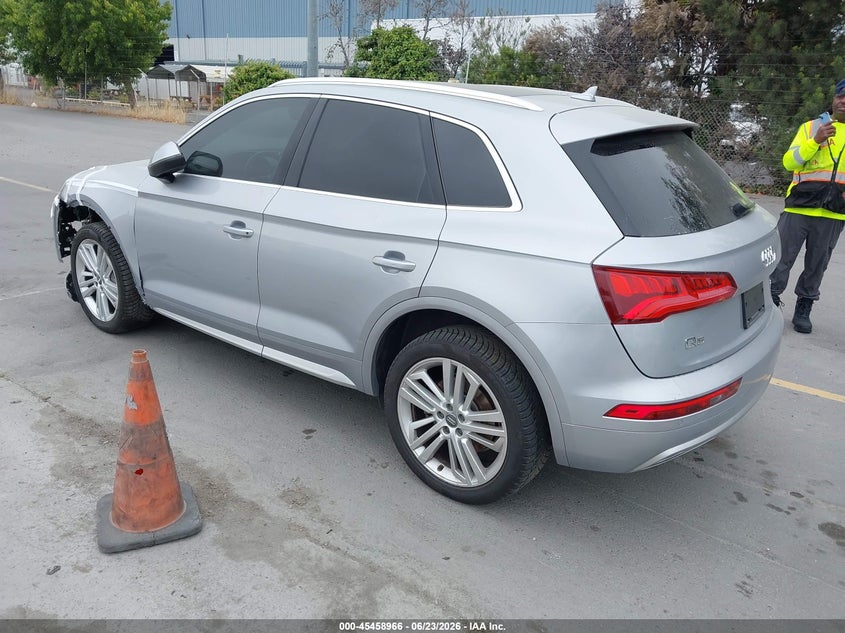 2018 Audi Q5 VIN WA1BNAFY5J2076732 IAAI salvage auction — FRONT END, Salvage (Arizona), sold $5,600 on 2026-07-29 (photo 3)