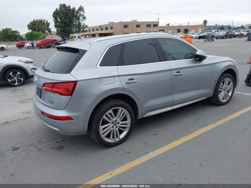 2018 Audi Q5 VIN WA1BNAFY5J2076732 IAAI salvage auction — FRONT END, Salvage (Arizona), sold $5,600 on 2026-07-29 (photo 4)