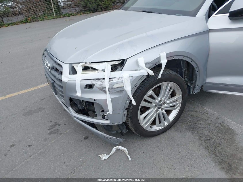2018 Audi Q5 VIN WA1BNAFY5J2076732 IAAI salvage auction — FRONT END, Salvage (Arizona), sold $5,600 on 2026-07-29 (photo 6)